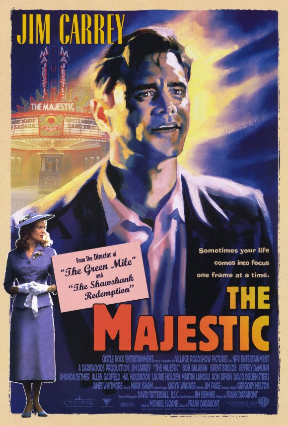 The Majestic Movie Poster - Classic Film Artwork