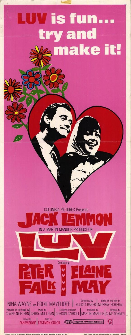 Luv Movie Poster Print featuring vibrant colors and cinematic design.