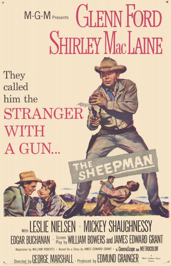 The Sheepman Movie Poster Print showcasing classic Western themes.