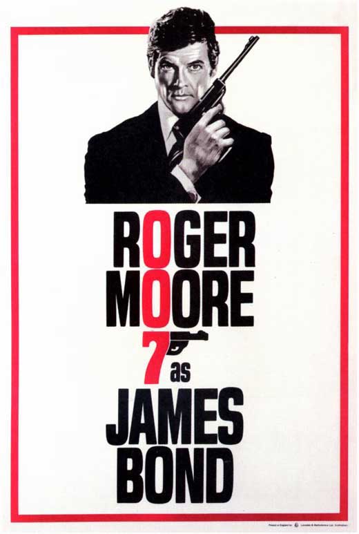 Live and Let Die Movie Poster Print featuring classic James Bond imagery