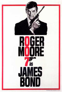 Live and Let Die Movie Poster Print featuring classic James Bond imagery