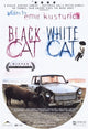 Black Cat and White Cat Movie Poster Print featuring two contrasting felines.