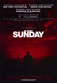 Bloody Sunday Movie Poster Print showcasing dramatic imagery and historical significance.