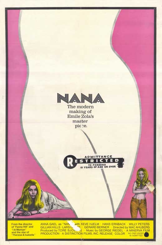 Nana Movie Poster Print featuring cinematic artwork.