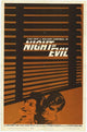 Night of Evil Movie Poster Print showcasing classic horror artwork.