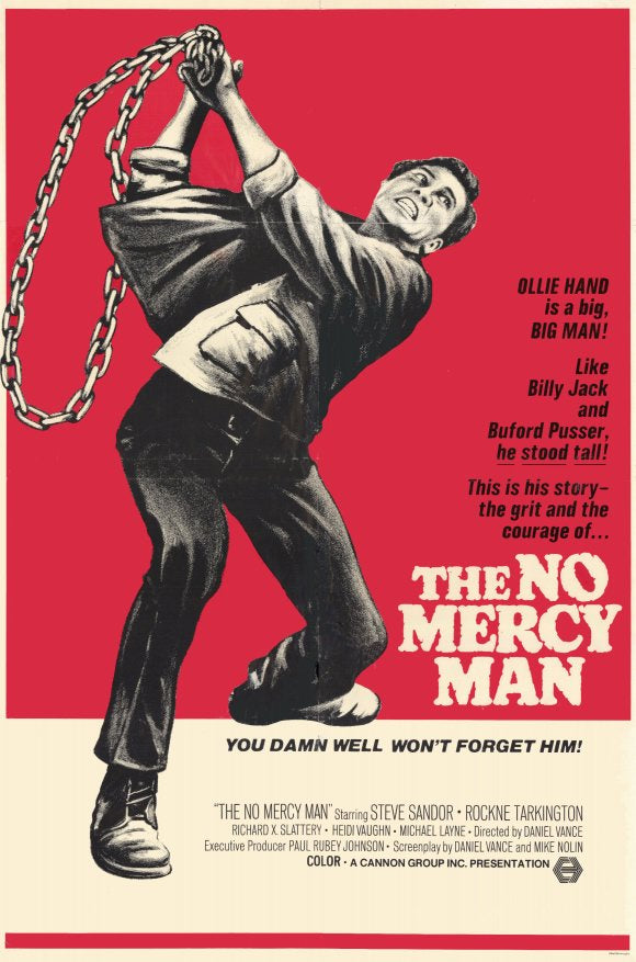 No Mercy Man Movie Poster Print showcasing action cinema art.