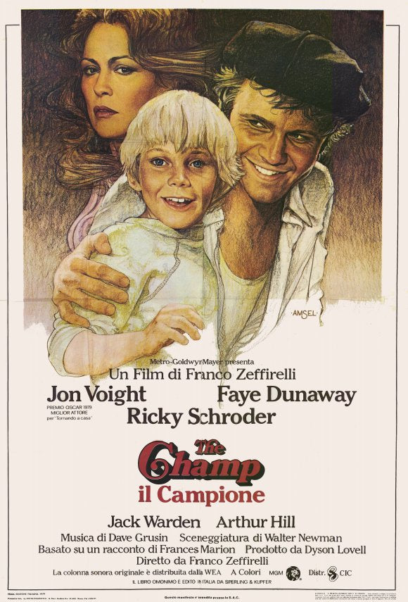 The Champ Movie Poster Print showcasing the spirit of sports and determination.