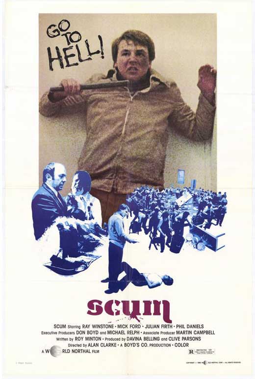 Scum Movie Poster Print featuring dynamic imagery and vibrant colors.