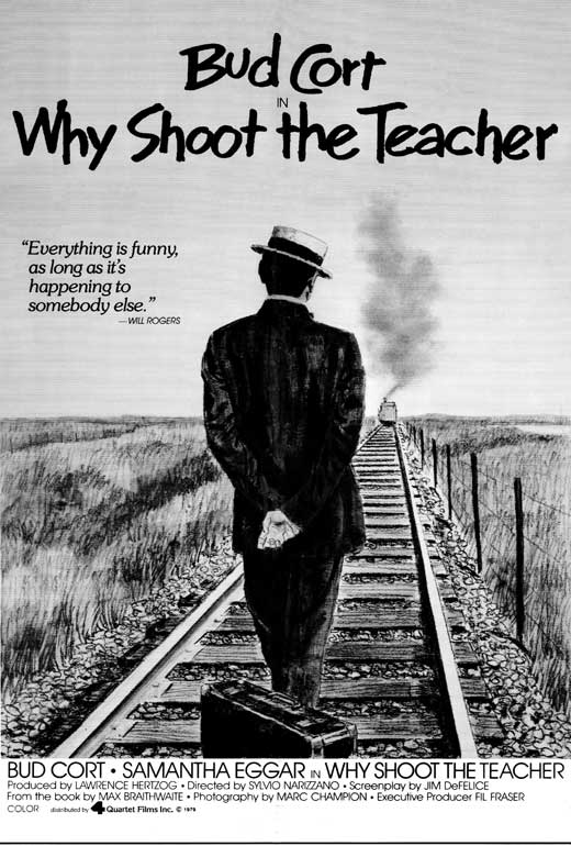 Why Shoot the Teacher Movie Poster Print featuring vibrant imagery.