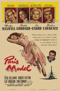 Paris Model Movie Poster Print featuring vibrant visuals and intricate details.