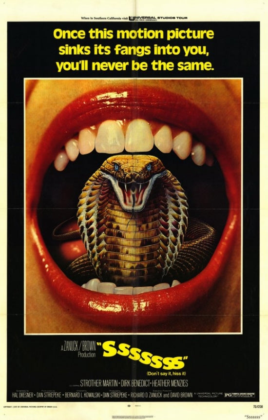 Sssssss Movie Poster Print showcasing vibrant colors and unique design.