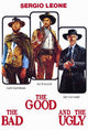 The Good, the Bad and the Ugly Movie Poster Print showcasing iconic film imagery.