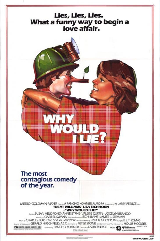 Why Would I Lie Movie Poster Print showcasing vibrant colors and classic film themes.