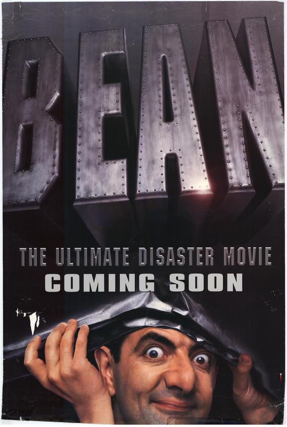Bean Movie Poster Print featuring a humorous design for decor.