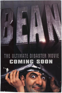 Bean Movie Poster Print featuring a humorous design for decor.