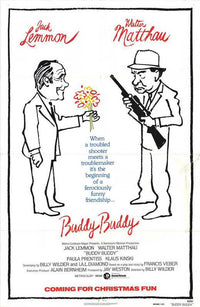 Buddy Buddy Movie Poster Print featuring vibrant comedy artwork.
