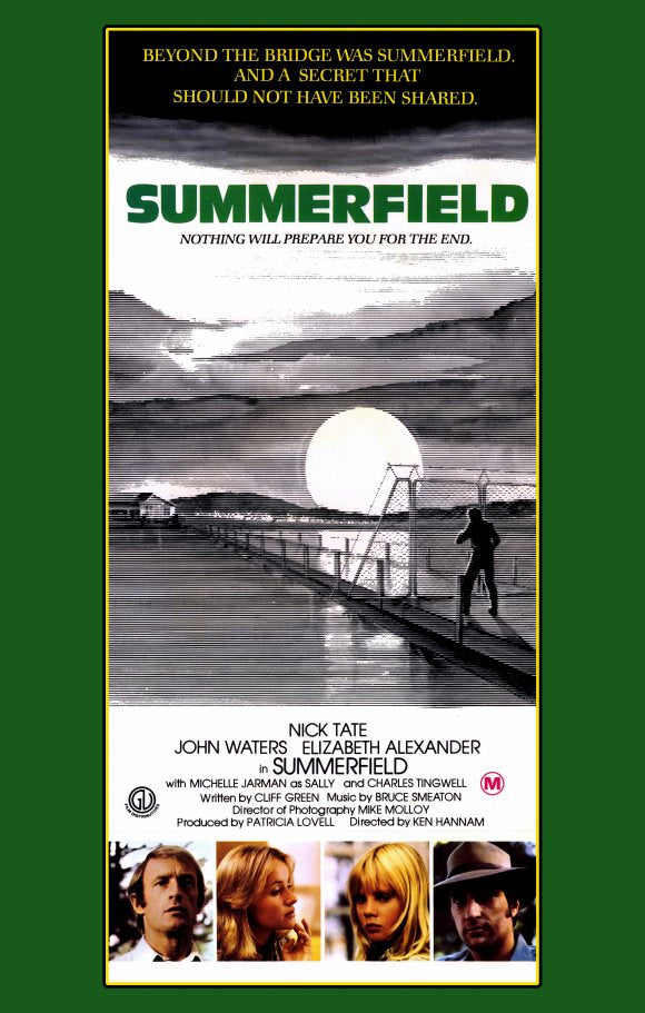 Summerfield Movie Poster Print featuring vibrant summer themes.