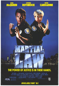 Martial Law II: Undercover Movie Poster Print showcasing dynamic martial arts action.