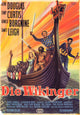 The Vikings Movie Poster Print featuring Norse warriors and epic adventure.