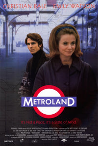 Metroland Movie Poster Print featuring vibrant colors and cinematic themes.