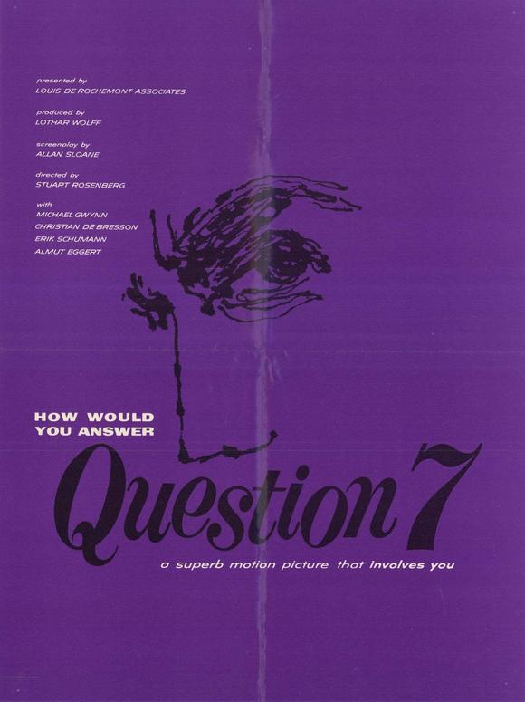Question 7 Movie Poster Print showcasing vibrant colors and cinematic design.