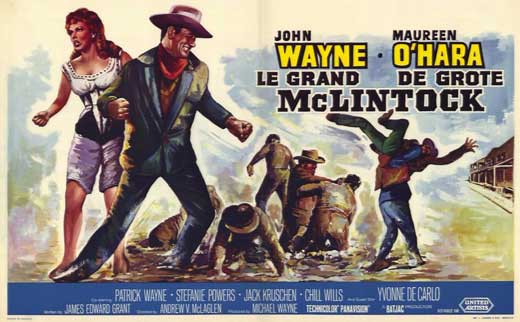 McLintock! Movie Poster Print featuring classic western art