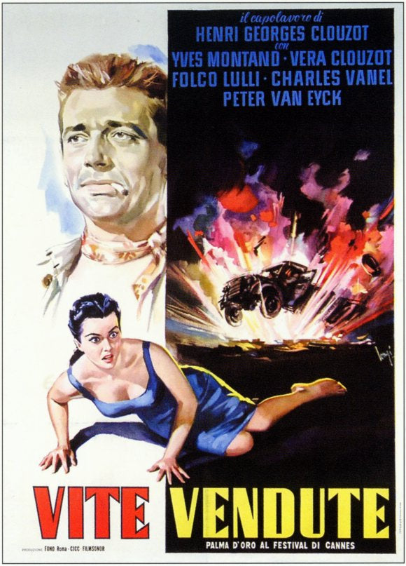 Wages of Fear Movie Poster Print showcasing dramatic film imagery.