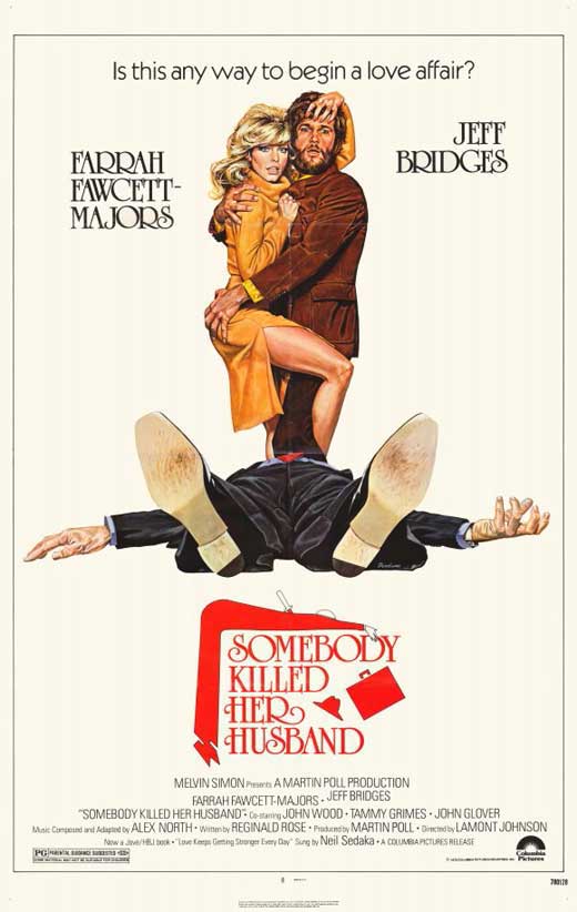 Somebody Killed Her Husband Movie Poster Print showcasing cinematic mystery