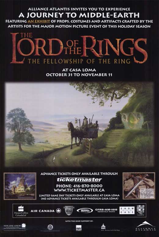 Lord of the Rings: The Fellowship of the Ring Movie Poster Print
