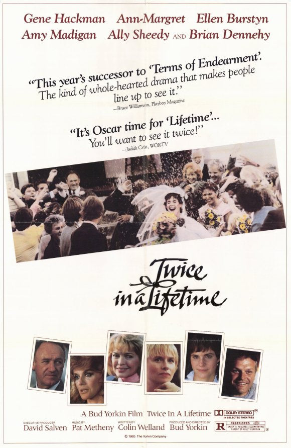 Twice in a Lifetime Movie Poster Print showcasing cinematic art.
