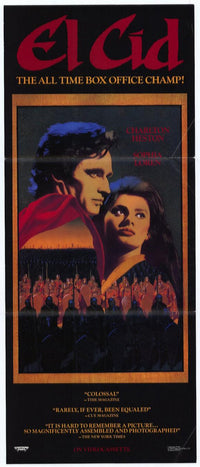 El Cid Movie Poster Print showcasing classic cinema.