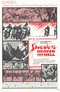 Sweden Heaven and Hell Movie Poster Print showcasing cinematic themes.