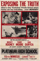 Platinum High School Movie Poster Print showcasing youthful ambition.