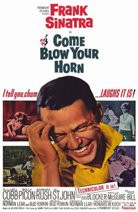 Come Blow Your Horn Movie Poster Print showcasing vibrant 1960s cinema art.