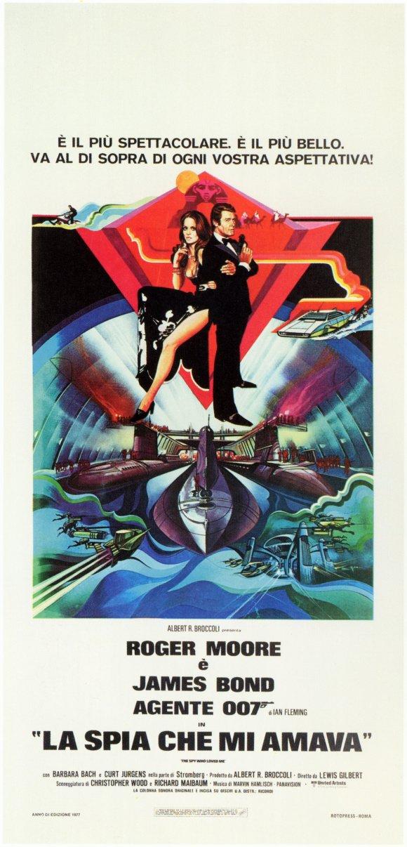 The Spy Who Loved Me Movie Poster Print featuring iconic imagery.