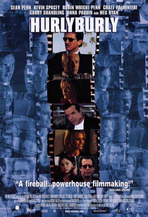 Hurlyburly Movie Poster Print featuring vibrant colors and cinematic theme.