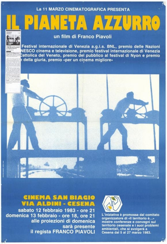 Blue Planet (Il Planeta Azzuro) Movie Poster showcasing Earth's beauty.