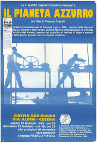 Blue Planet (Il Planeta Azzuro) Movie Poster showcasing Earth's beauty.