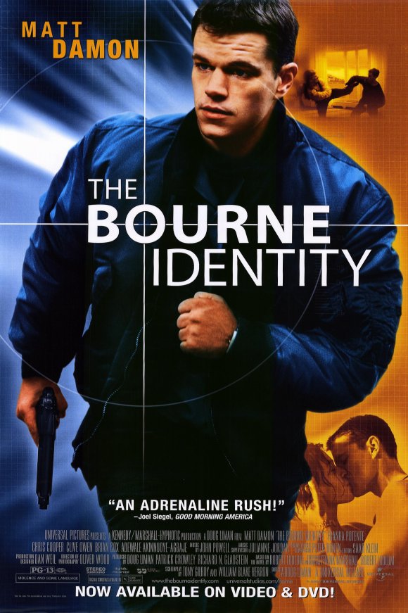 The Bourne Identity Movie Poster Print - 11 x 17