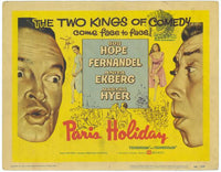 Paris Holiday Movie Poster Print showcasing the beauty of Paris