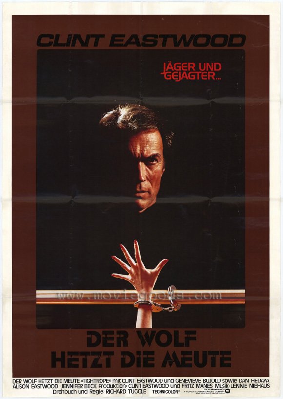 Tightrope Movie Poster Print showcasing dramatic film artwork.