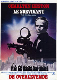 Omega Man Movie Poster Print showcasing classic sci-fi artwork