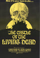 The Castle of the Living Dead Movie Poster showcasing classic horror film artwork.