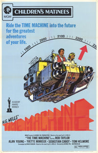 The Time Machine Movie Poster Print showcasing time travel adventure.