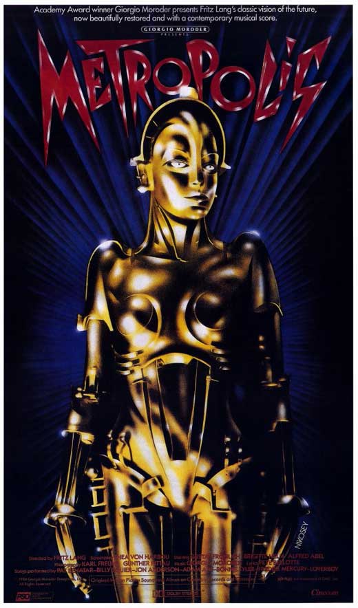 Metropolis Movie Poster Print capturing iconic film art.