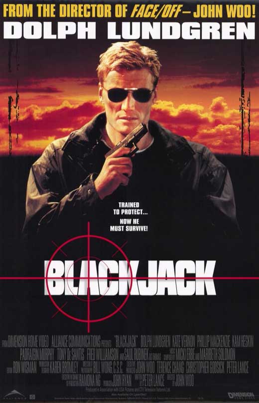 Blackjack Movie Poster Print featuring dramatic visuals