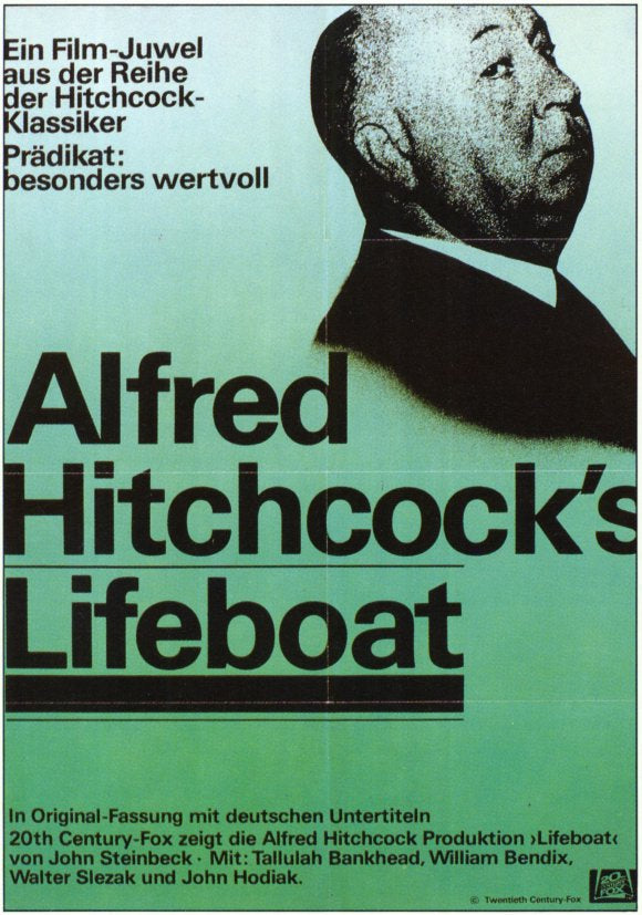 Lifeboat Movie Poster Print showcasing classic film artwork.