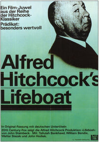 Lifeboat Movie Poster Print showcasing classic film artwork.