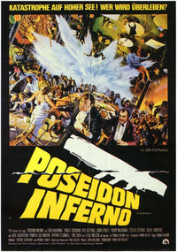 The Poseidon Adventure Movie Poster Print showcasing iconic scenes from the film.
