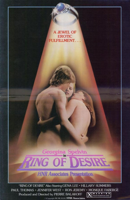 Ring of Desire Movie Poster Print showcasing captivating film art.